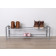 SHOE RACK WOOD SILVER 870 MM LM 392