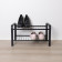 SHOE RACK WOOD BLACK 470 MM LM 390