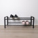 Shoe rack Wood black 670 mm LM 391