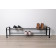 Shoe Rack Wood Black 1070 mm LM 393