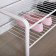 Shoe Rack Wood White Length 470mm LM 390