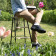 STEP STOOL WITH BACK REST BLACK/BIRCH LM 187