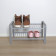 SHOE RACK WOOD SILVER 470 MM LM 390