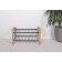 LM 390 SHOE RACK WOOD BLACK 470 MM