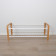 SHOE RACK WOOD WHITE/WOOD 670 MM LM 391