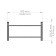 SHOE RACK WOOD SILVER 470 MM LM 390