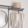 CLOTHES RAIL ANTHRACITE 25x450 MM LM 340