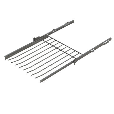 HOUSUTELINE KISKOILLA ANTRASIITTI 437x485x40 (kaappi 466-470) LM 551