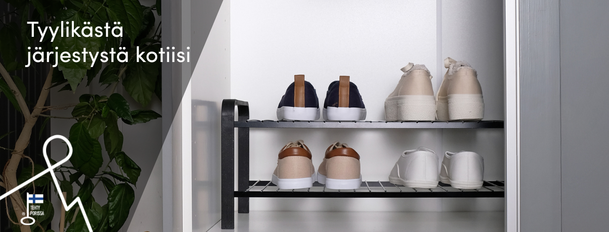 L&M etusivu, kenkätelineet