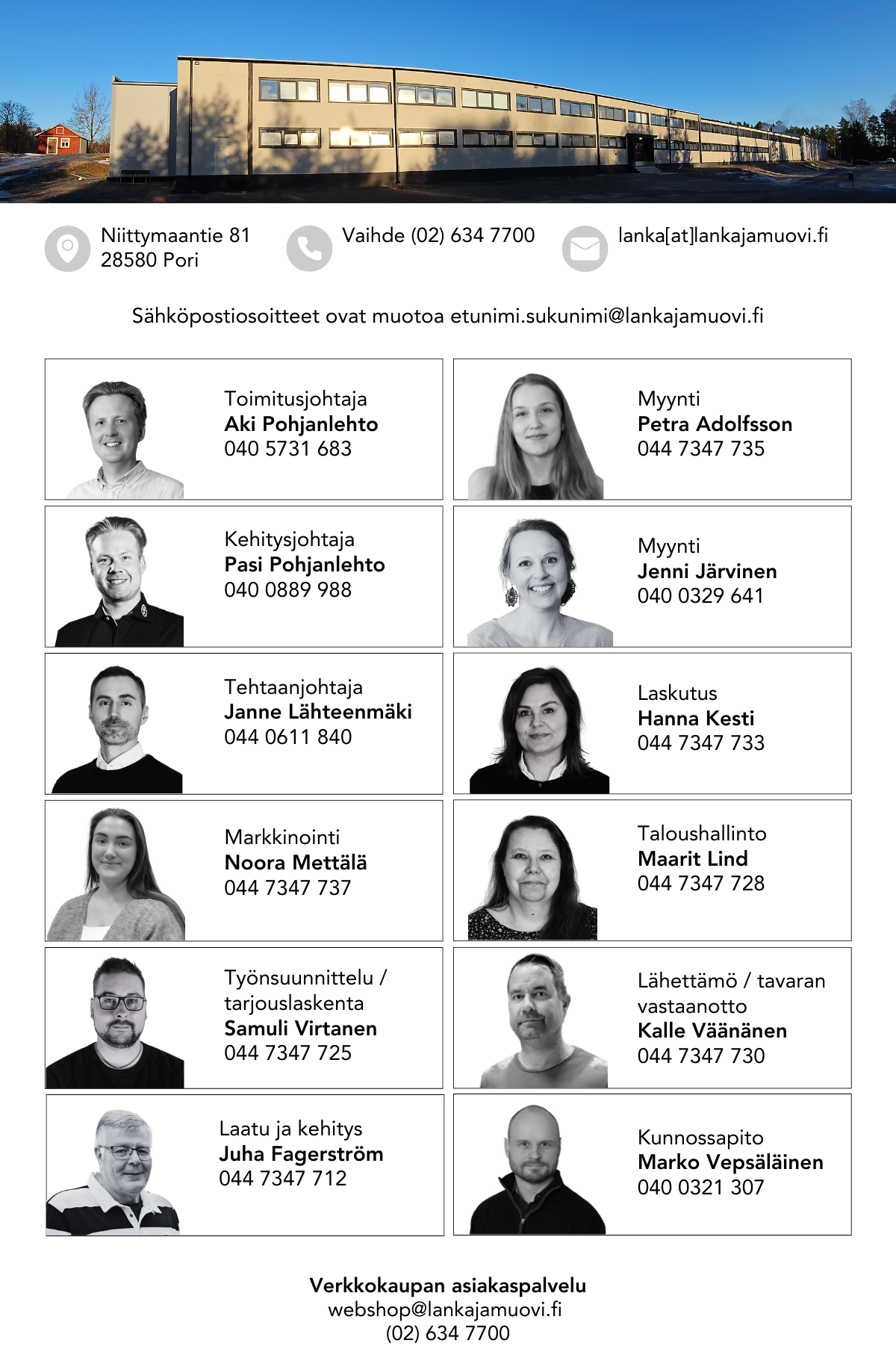 Lanka ja Muovi Oy yhteystiedot