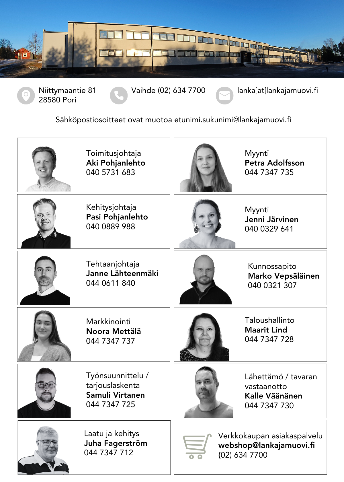 Lanka ja Muovi Oy yhteystiedot