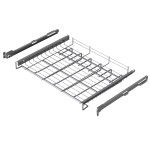 BYXHÄNGARE MED SKENOR SILVER 437x430x105 (cabinet 466-470) LM 651