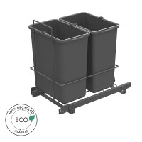 KÄLLSORTERING ANTRACIT + 2 BINS LM 62/R