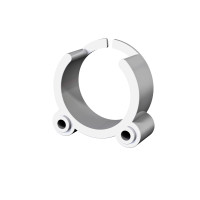 KONSOL KLÄDSTÅNGSHÅLLARE SB VIT FOR 25 MM PIPE (2 PCS) LM 385