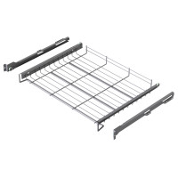 HYLLPLAN 1000 MED SKENOR SILVER 937x430x55 (cabinet 966-970) LM 644