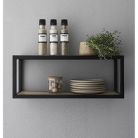 OUT OF THE BOX - HYLLA BLACK/OAK LM 116