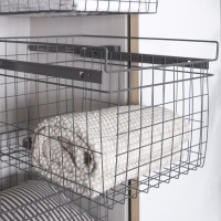 TRÅDBACK MED RULLSKENOR ANTRACIT 337x500x320 (skåp 366-370) LM 611