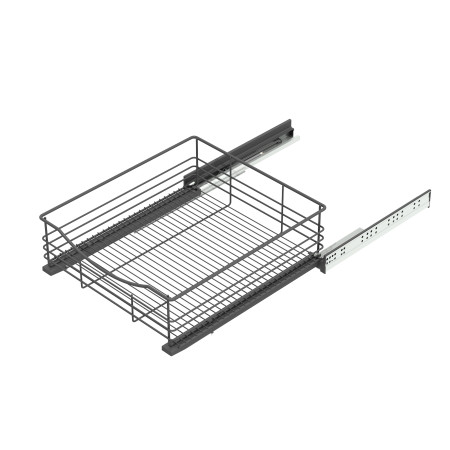 SOFTCLOSE TRÅDBACK ANTRACIT 437x440x140 (cabinet 466-470) LM 762