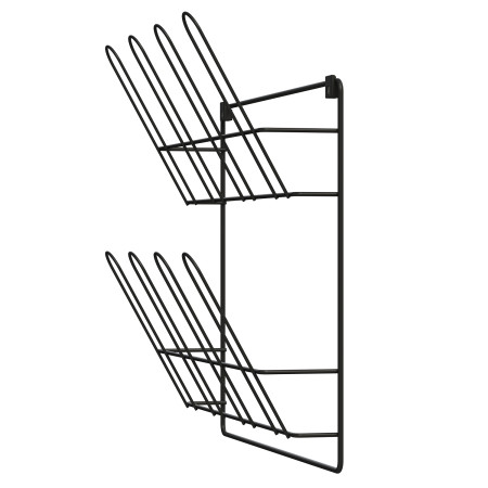 VÄGGMONTERAT SKOSTÄLL SVART LM 322/2